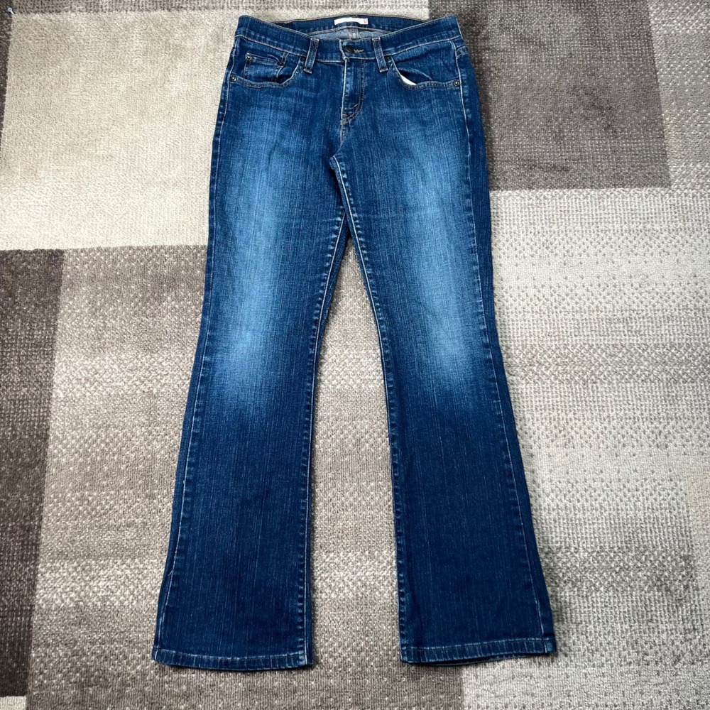 Y2K Levis 529 Curvy Bootcut Jeans Womens 8 Medium Dark Wash Blue Stretch‎ Denim